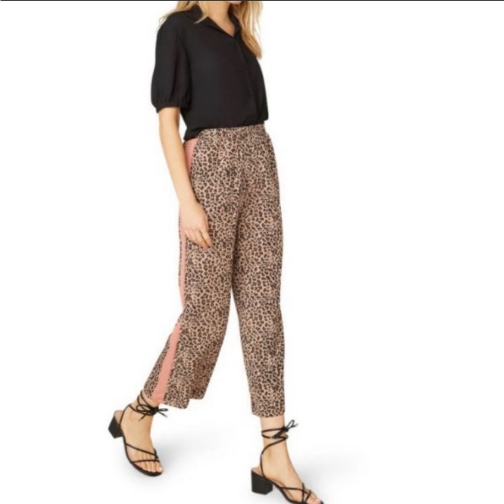 Bb Dakota Leopard cropped pants